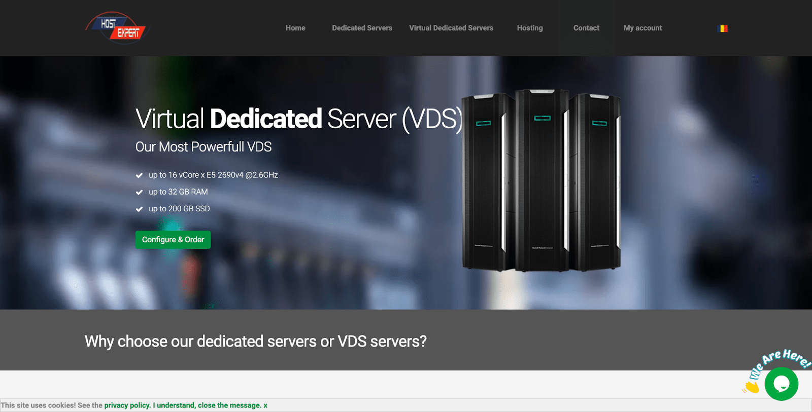 hostexpert virtual dedicated server